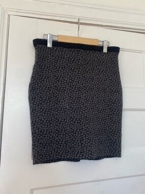 Eileen Fisher merino wool pull on skirt